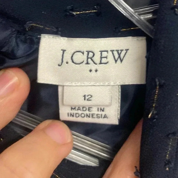 *SOLD*J. Crew Halter Top With Shimmer Design Size 12 - Picture 4 of 6